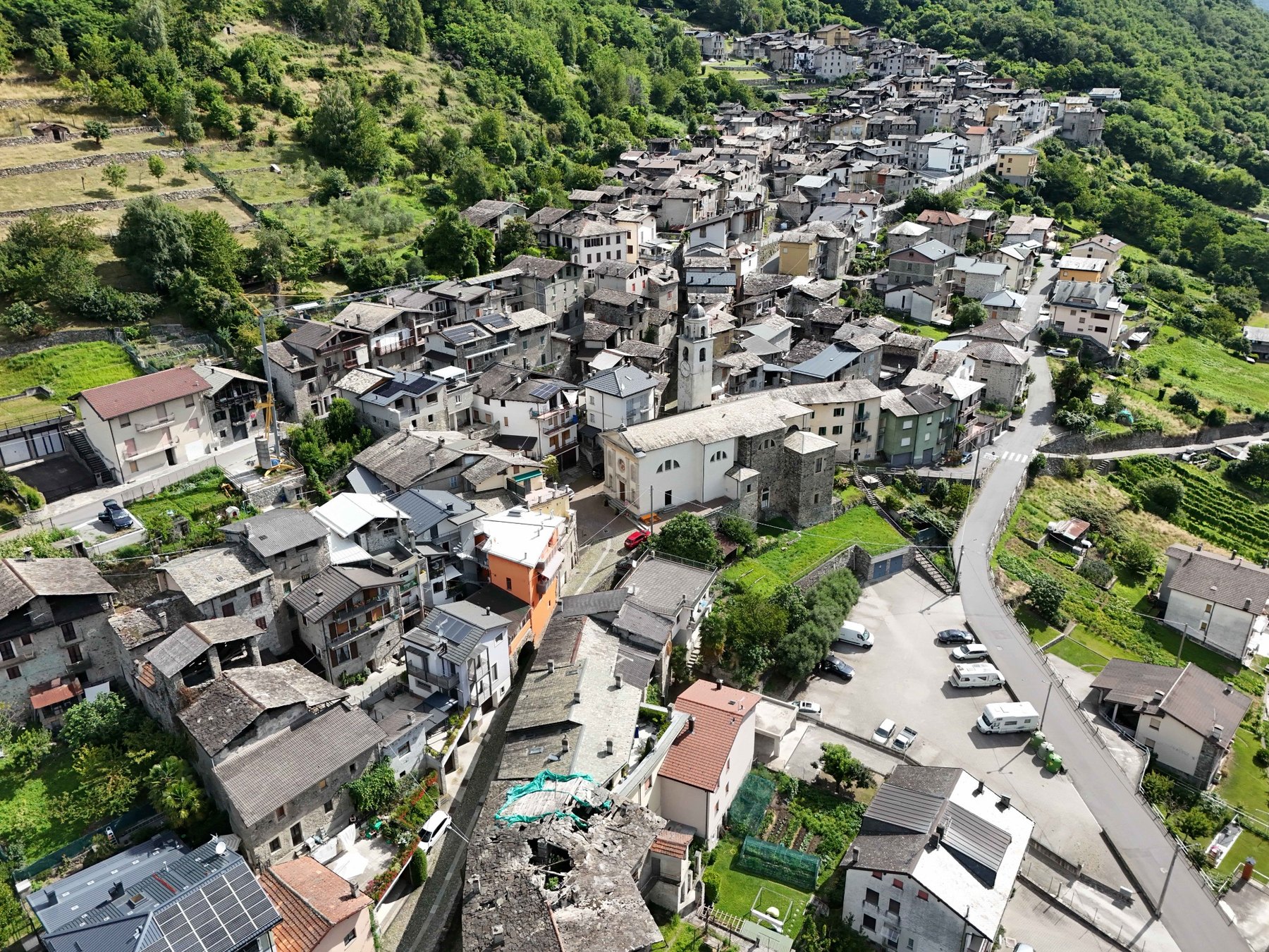 Veduta aerea di Polaggia